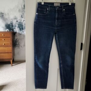 🌟 Everlane High Rise Straight-Leg Jean, Dark Indigo (28 Ankle)